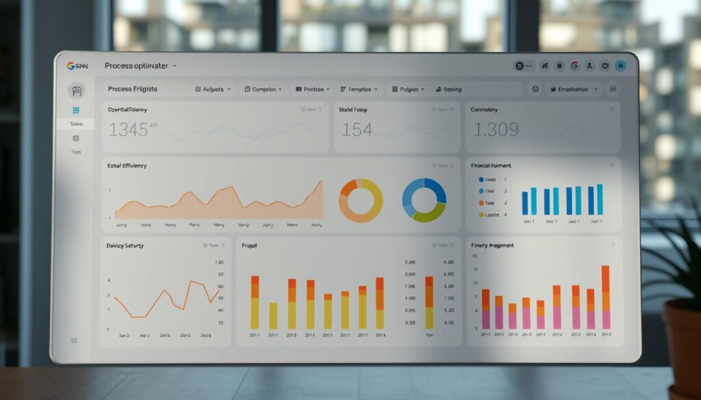 ERP Software Dashboard für Prozessoptimierung ERP Software Dashboard für Prozessoptimierung